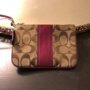 Coach wristlet